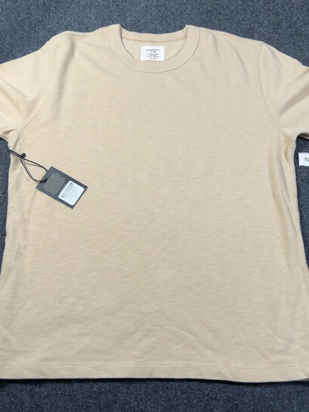 Buck Mason Dried Wheatgrass Field-Spec Cotton Heavy Tee Large NWT Msrp62 [NA25]